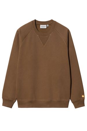 Felpa Chase in misto cotone beige CARHARTT WIP | I033660218